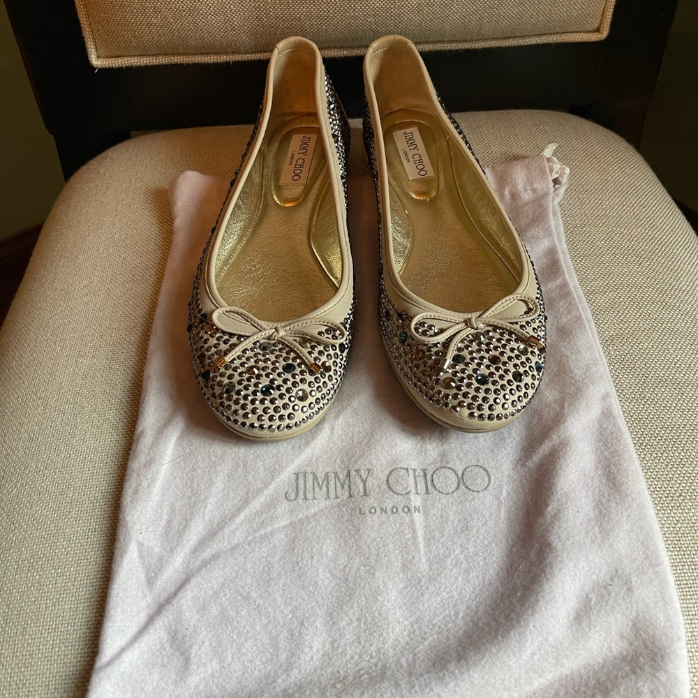Jimmy Choo Sequin Ballet Flat